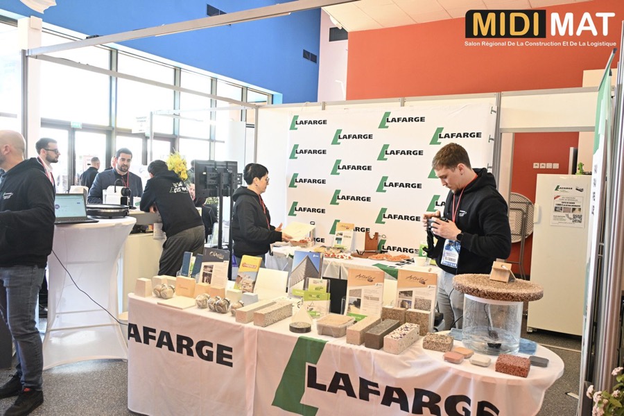 Stand d'un fabricant de matériaux